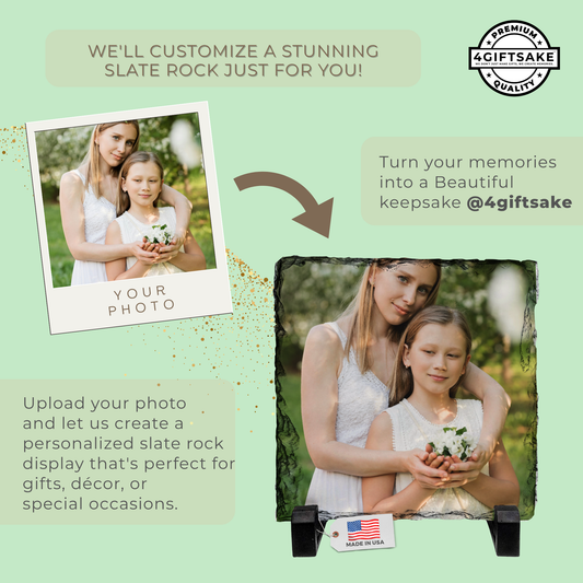 Mom-Slate - Fully Customizable Stone Plaque For Moms