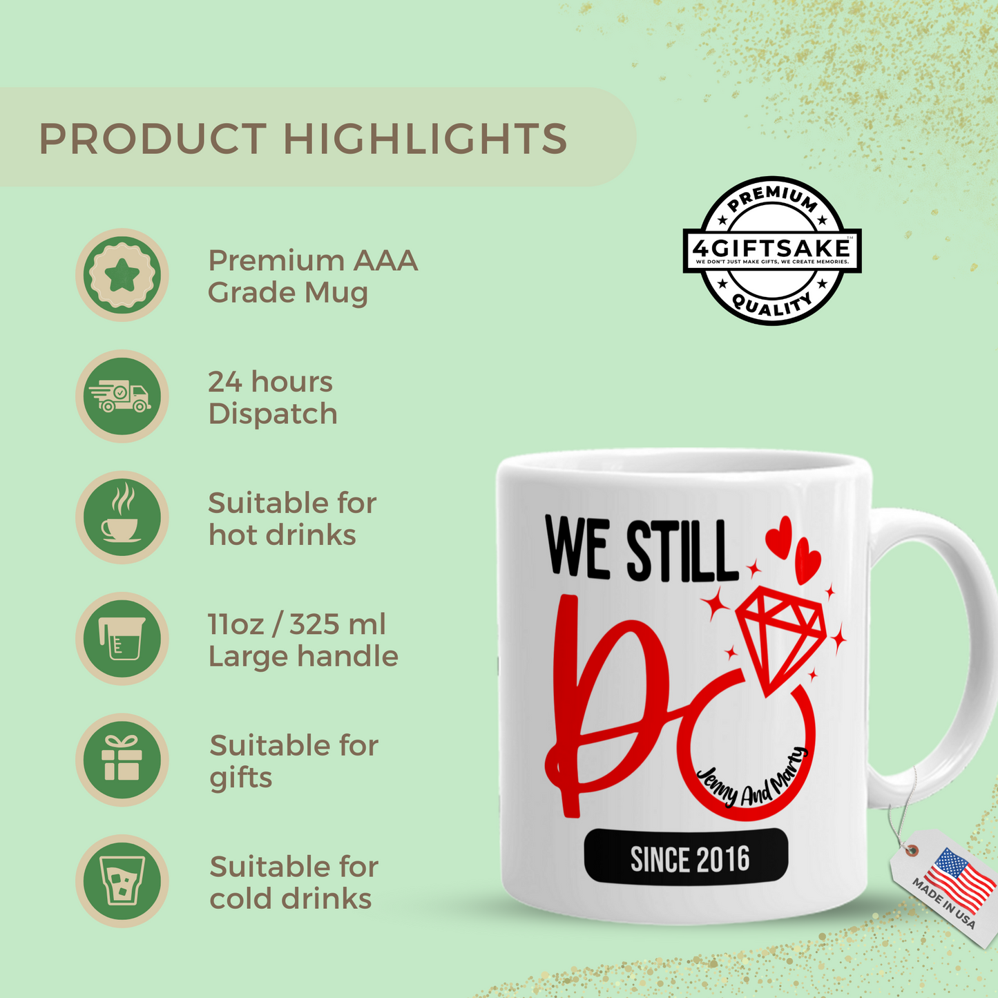 We Still Do! - Double Sided Personalized Mug