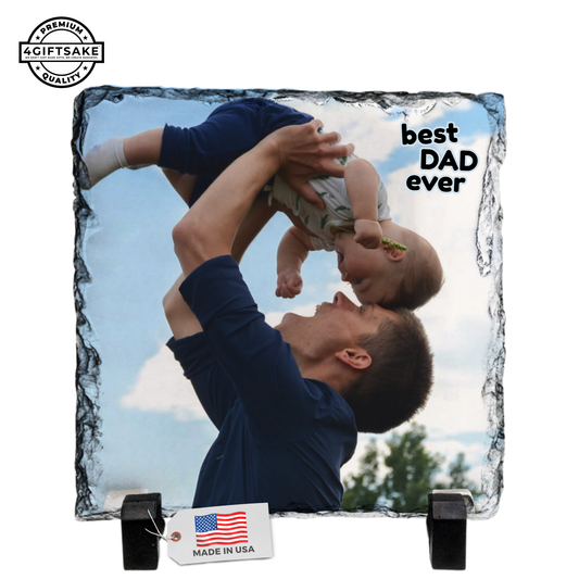 Dad-Slate - Fully Customizable Stone Plaque For Dads