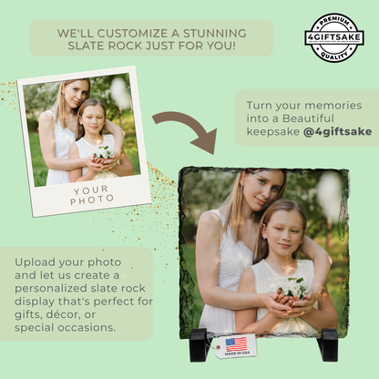Mom-Slate - Fully Customizable Stone Plaque For Moms