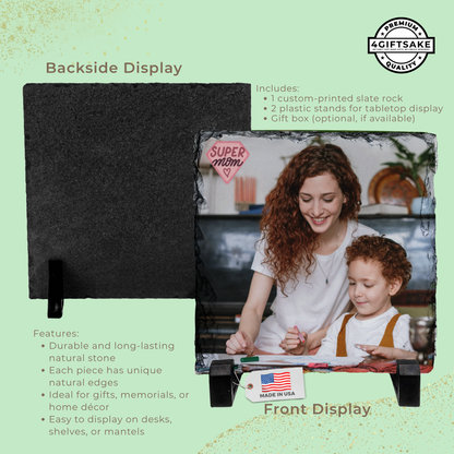 Mom-Slate - Fully Customizable Stone Plaque For Moms