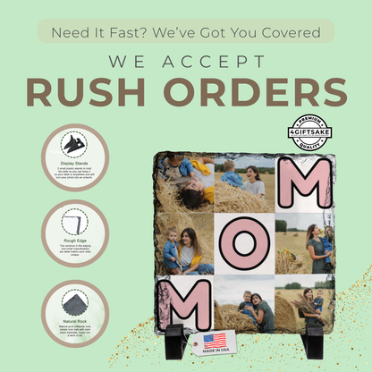 Mom-Slate - Fully Customizable Stone Plaque For Moms