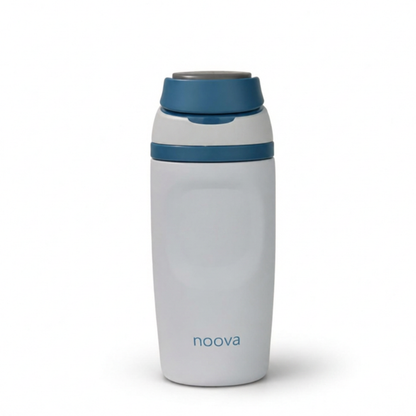 Sand Teal  16oz NOOVA Insulated Water Bottle Leak-Proof Insulated Stainless Steel Tumbler with Straw Sports Water Bottle Cold 24h Hot18h Thermos Travel Gift Beach Gym Accessories for Women Men Kids Cup