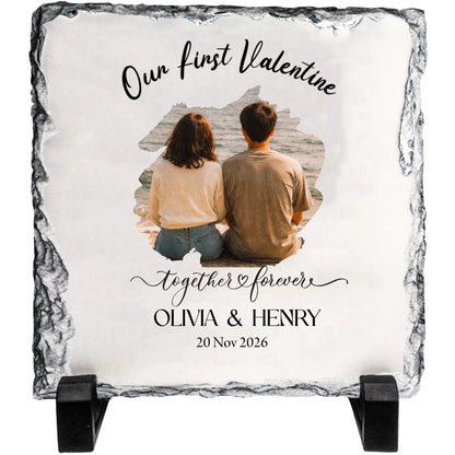 "Together Forever" Custom Stone Plaque - The Perfect Valentine's Day Gift